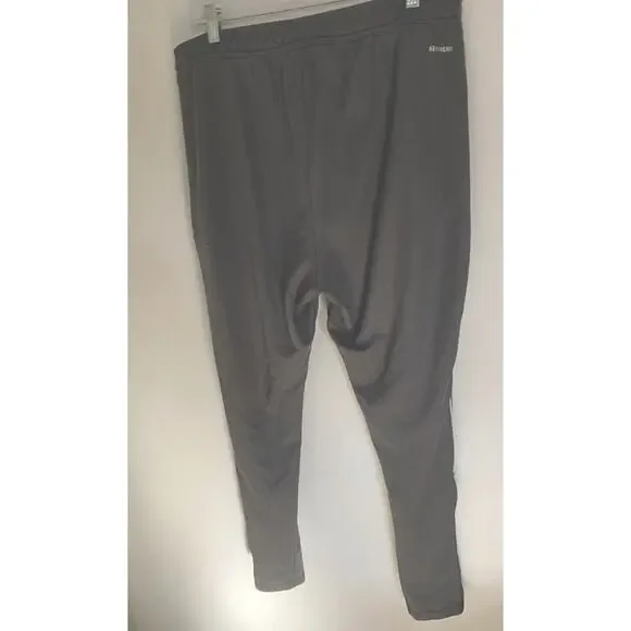 Adidas Pants Aeroready Gray Running Track Pants Size Xl 30x33 - Picture 7 of 10